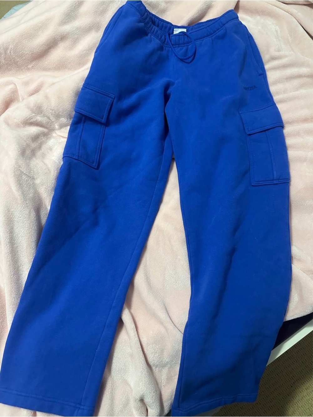 Aritzia Jazz Blue Sweatfleece Cozy Pants